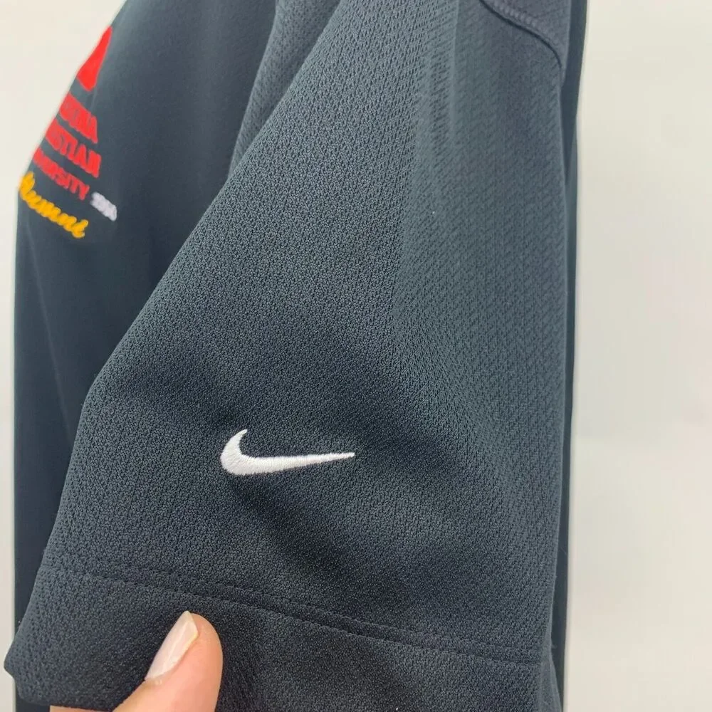 Nike Arizona Christian University Polo Shirt Womens XXL Black Performance Golf